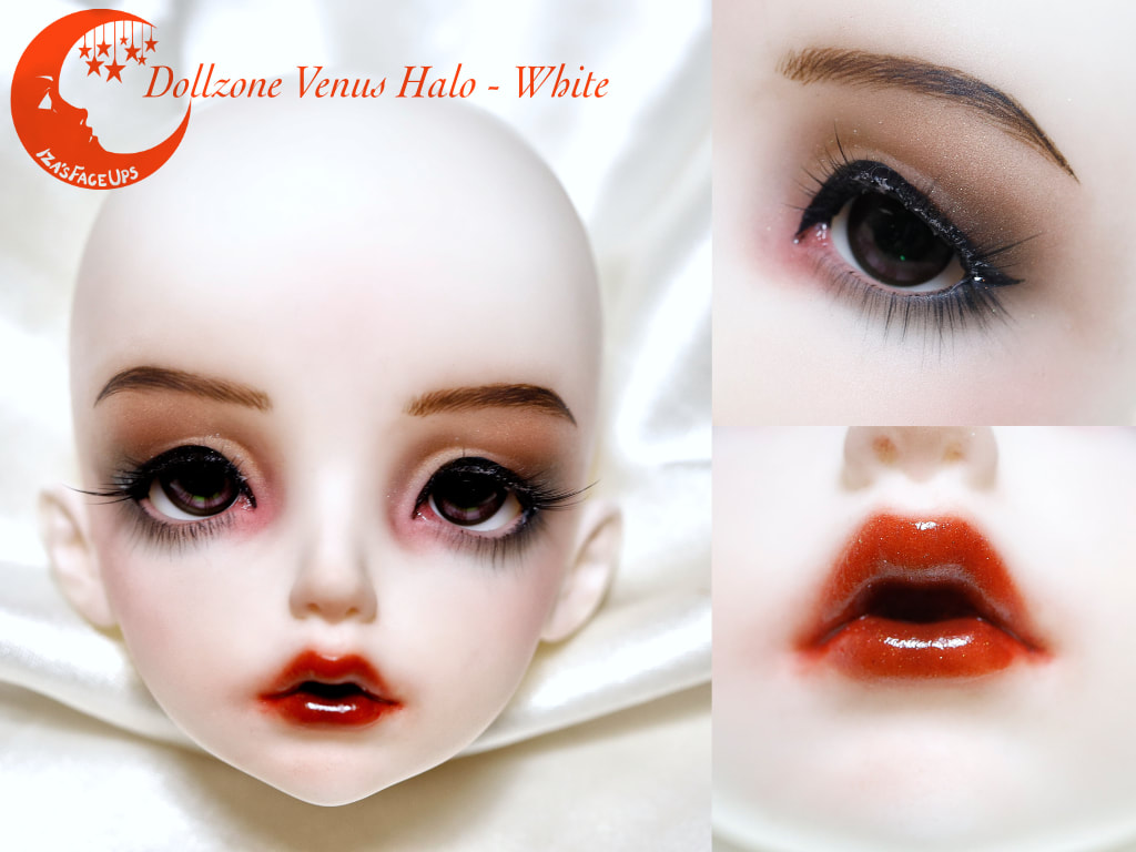 Free Face Make UP+Eyes 1/4 BJD Doll SD Girl Chateau Elizabeth Human version